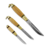 Kustaa Lammi - Three knives with one sheath, horse head