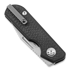 Liong Mah Designs Traveller Clip Point sulankstomas peilis, CF