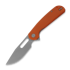 Liong Mah Designs Trinity sulankstomas peilis, Orange G10