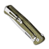 Coltello pieghevole Lionsteel Emmet - MagnaCut S/W - Solid Alu, verde EM01AGS