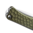 Coltello pieghevole Lionsteel Emmet - MagnaCut S/W - Solid Alu, verde EM01AGS