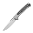 Lionsteel Emmet - MagnaCut - Solid Ti + CF kääntöveitsi, harmaa EM01GY