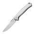 Lionsteel Emmet - MagnaCut - Solid Ti 折り畳みナイフ, 灰色 EM01FL