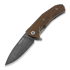 Coltello pieghevole Lionsteel Kur, santos, nero KURBST