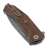 Coltello pieghevole Lionsteel Kur, santos, nero KURBST