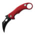 Lionsteel L.E.One MID - Blackwashed 折叠刀, 红色 LE2ARB