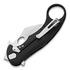 Lionsteel L.E.One MID - Stonewashed foldekniv, sort LE2ABS