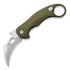 Lionsteel L.E.One MID - Stonewashed fällkniv, grön LE2AGS