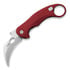 Lionsteel L.E.One MID - Stonewashed folding knife, red LE2ARS