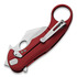 Lionsteel L.E.One MID - Stonewashed folding knife, red LE2ARS