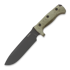 Lionsteel M7 Green Canvas Micarta selviytymispuukko