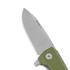 Lionsteel ROK Aluminium foldekniv, od green, LAMNIA EDITION ROKAGSW