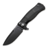 Lionsteel SR-11 Aluminum Chemical Black sulankstomas peilis