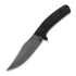 LKW Knives City Bowie - Stonewash - G10 knife, black
