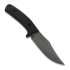 LKW Knives City Bowie - Stonewash - G10 knife, black