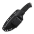 LKW Knives Dwarf - Stonewash - G10 knife, black