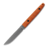 LKW Knives Kwaiken - Stonewash - G10 knife, orange