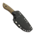 LKW Knives Mauler - VG10 - Micarta veitsi, ruskea