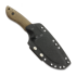 Cuțit LKW Knives Mauler - VG10 - Micarta, maro