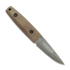 LKW Knives Mini Pukko - VG10 Damascus - Micarta kniv, brun