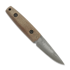 LKW Knives Mini Pukko - VG10 Damascus - Micarta kniv, brun