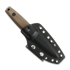 LKW Knives Mini Pukko - VG10 Damascus - Micarta kniv, brun