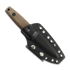 LKW Knives Mini Pukko - VG10 Damascus - Micarta kniv, brun