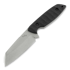 LKW Knives - Sheepfoot - Stonewash - G10, black