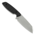 LKW Knives Sheepfoot - Stonewash - G10 knife, black