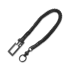 Logical Carry - LMK Stretchy Lanyard + Ti Carabiner + Swivel, 검정