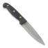 LT Wright GNS Scandi bushcraft knife, black