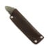 LT Wright Small Northern Hunter AEB-L knife, high flat, green micarta