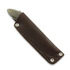 LT Wright Small Northern Hunter AEB-L veitsi, high flat, green micarta