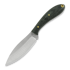 LT Wright Small Northern Hunter AEB-L kniv, high flat, black micarta