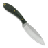 LT Wright Small Northern Hunter AEB-L kniv, high flat, black micarta