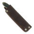 LT Wright Small Northern Hunter AEB-L kniv, high flat, black micarta