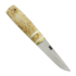 M.M Custom Knives Puukko 7, K990-curly-antler