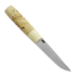 Nóż M.M Custom Knives Puukko, Curly birch, deer antler