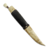 M.M Custom Knives Puukko knife, Curly birch, deer antler