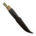 M.M Custom Knives Puukko knife, Curly birch, deer antler