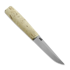 M.M Custom Knives Puukko, Curly birch / nickel silver