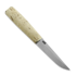 M.M Custom Knives Puukko, Curly birch / nickel silver