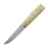 M.M Custom Knives Puukko, Curly birch / nickel silver