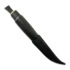 M.M Custom Knives Puukko, Stained walnut / brass, black