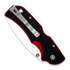 Manly City CPM-S-90V folding knife, red