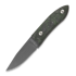 Maserin AM22 peilis, Damascus, Fat Carbon, žalia