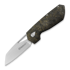 Maserin FOLDING KNIFE,M390-GOLD FAT CARB.HD