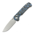 Skladací nôž Maserin Frontier - Carbonfiber, čierna, modrá