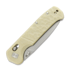 Maserin Frontier - Micarta kääntöveitsi, valkoinen