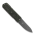 Maserin Silver Damascus kääntöveitsi, vihreä